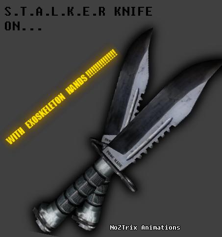 Модель ножа из игры СТАЛКЕР