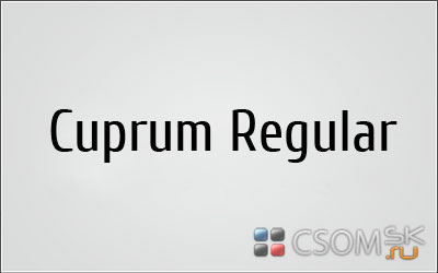 Cuprum Regular