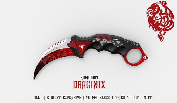 Модель ножа «Karambit | Draginix»