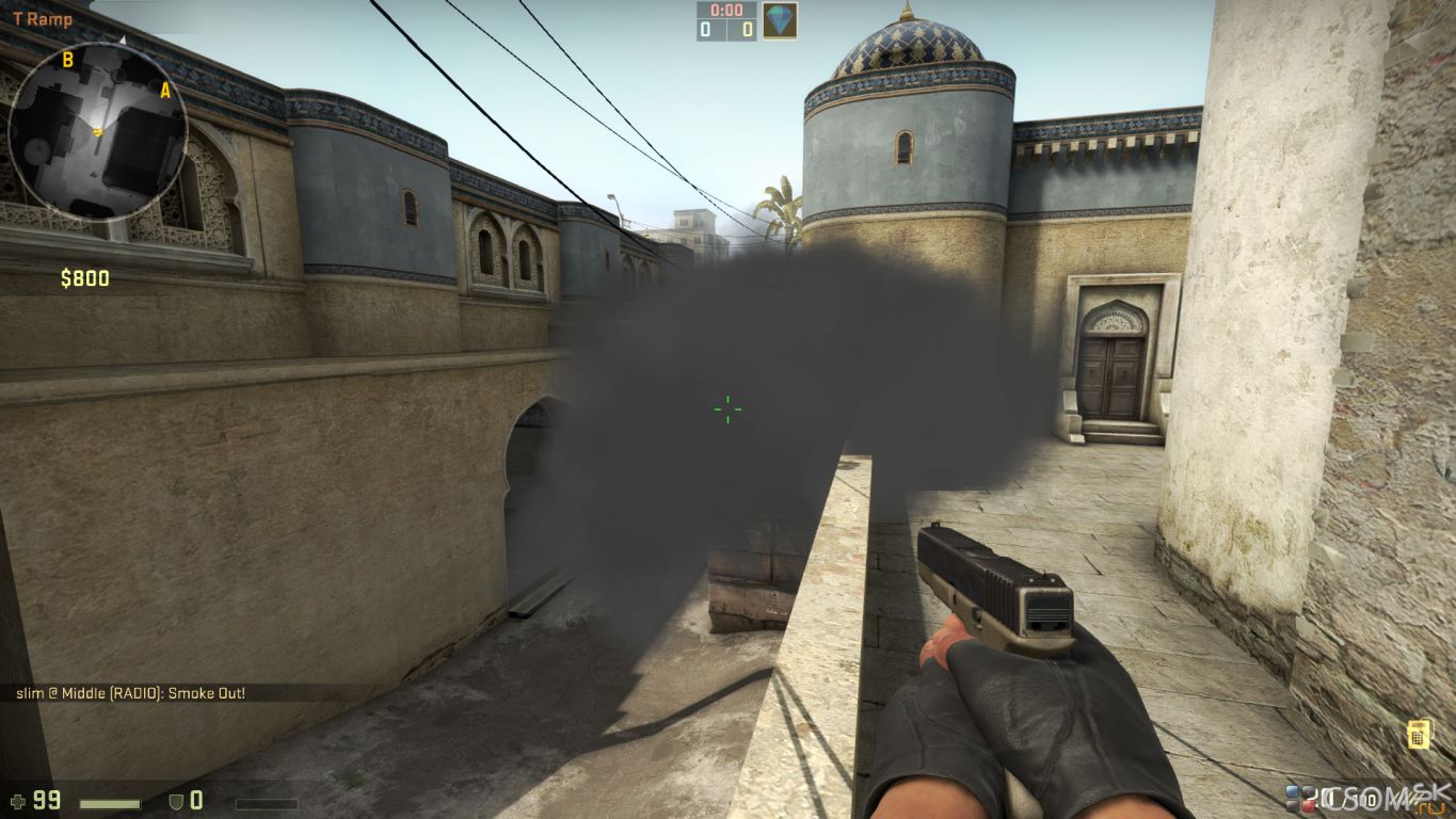 В CS:GO убрали баг с обнаружением врага в дыму