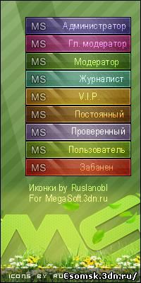 Иконки для ucoz администратор пользователь и т.д