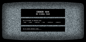 Страница 404 - Нет сигнала