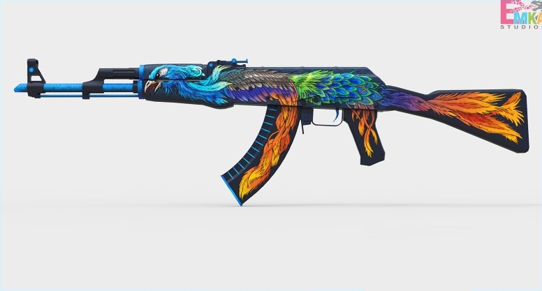 Модель AK-47 «Разъяренный Павлин»